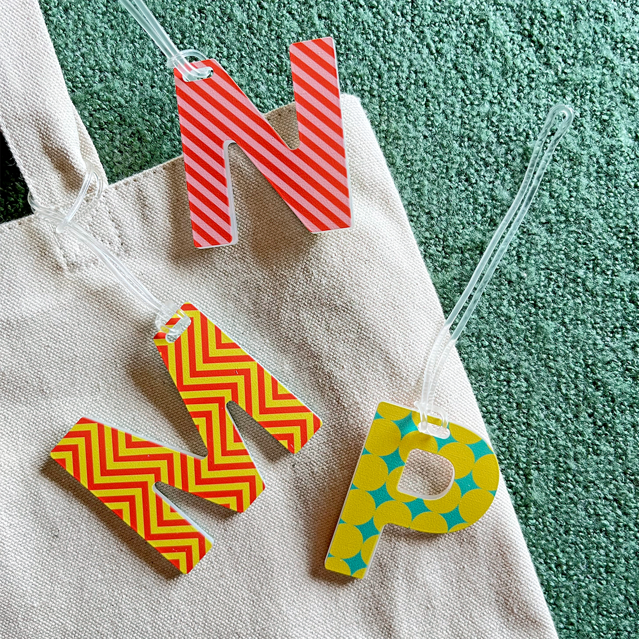 Acrylic Letter-Tags