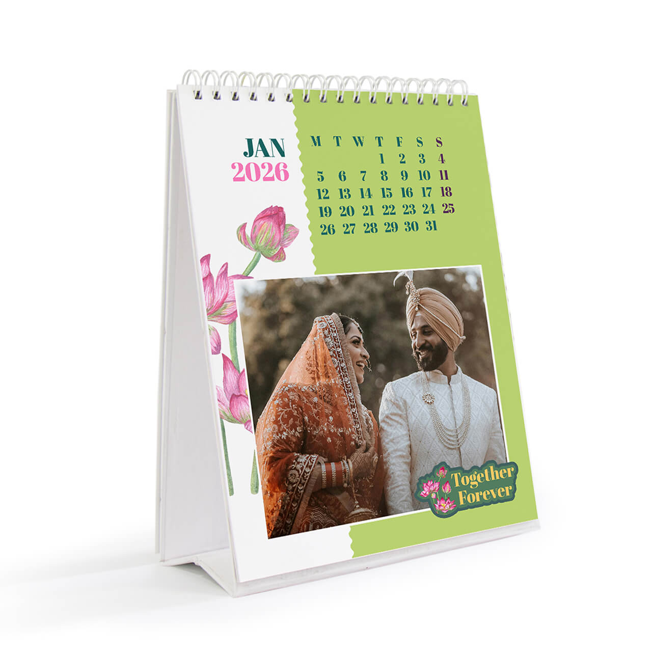 6x8 Desktop Calendar 2026