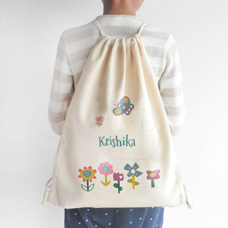 Personalized Drawstring Bag - Custom Drawstring Pouch Online | Zoomin