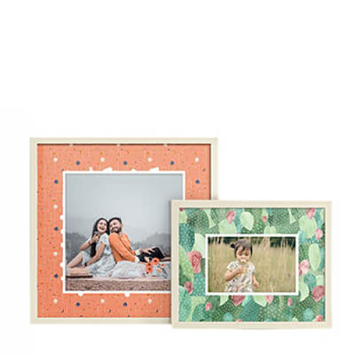 Designer Mat Frame with Photo