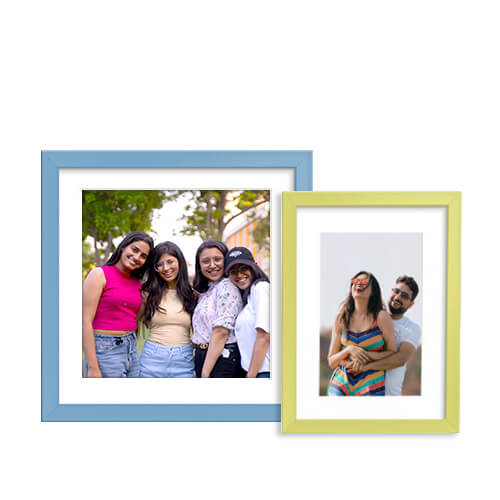 Colored Frame with Photo