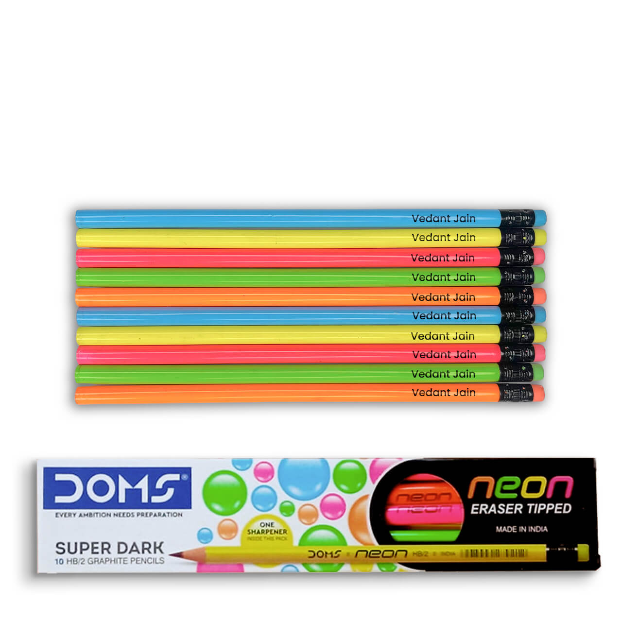 Doms Personalized Pencils