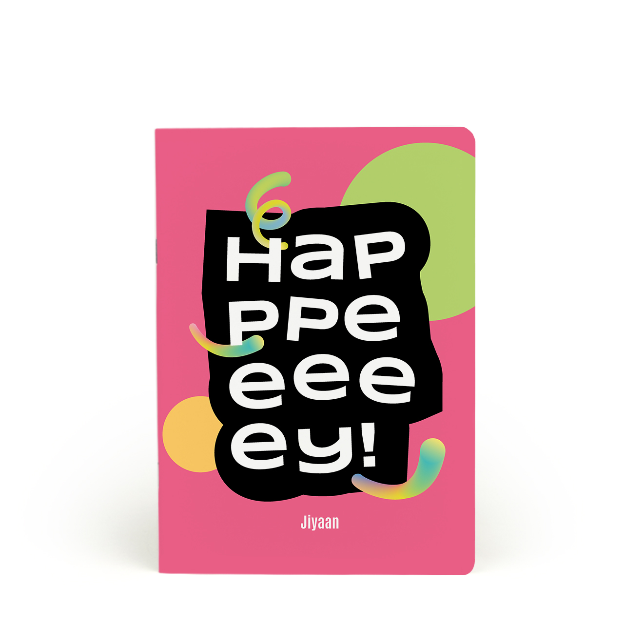 Happy! - Personalised A5 Notebook