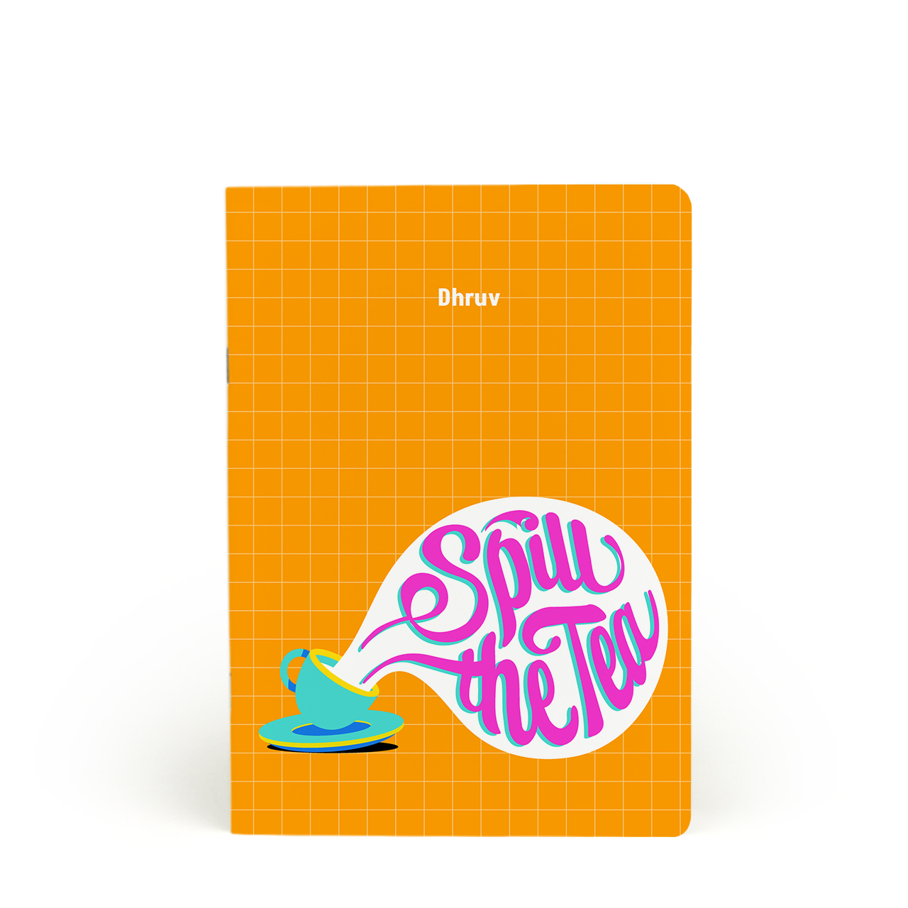 Spill The Tea - Personalised A5 Notebook