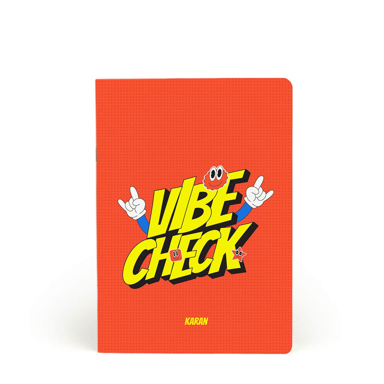 Vibe Check - Personalised A5 Notebook