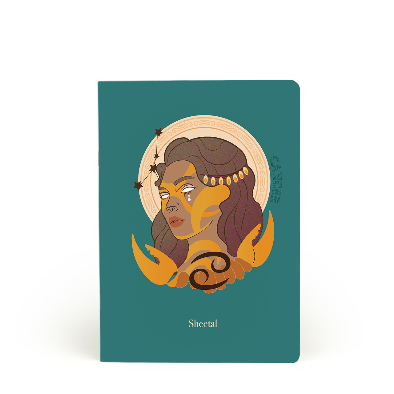 Zodiac Cancer - Personalised A5 Notebook Zodiac Cancer - Personalised A5 Notebook