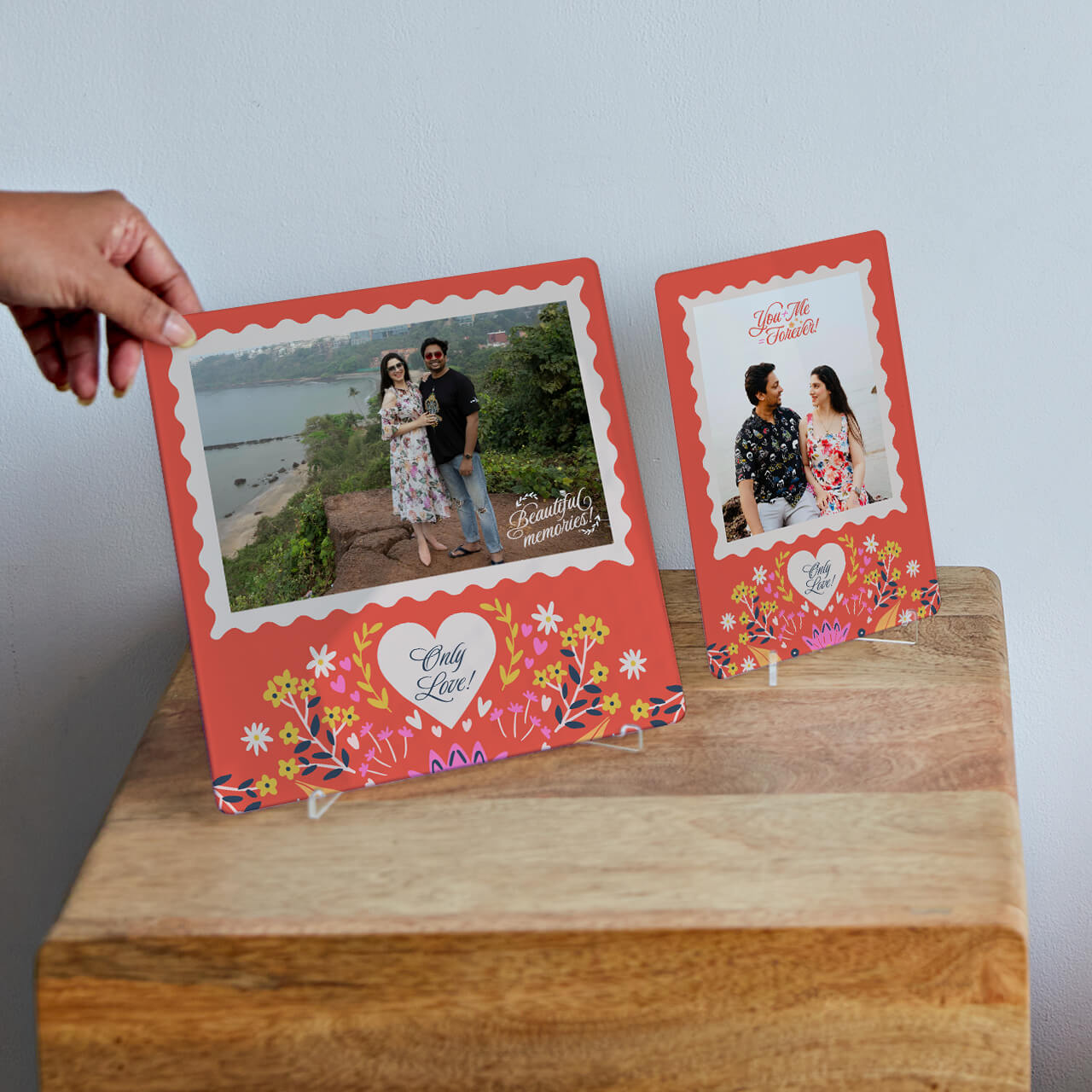 Personalized acrylic photo print romantic gift
