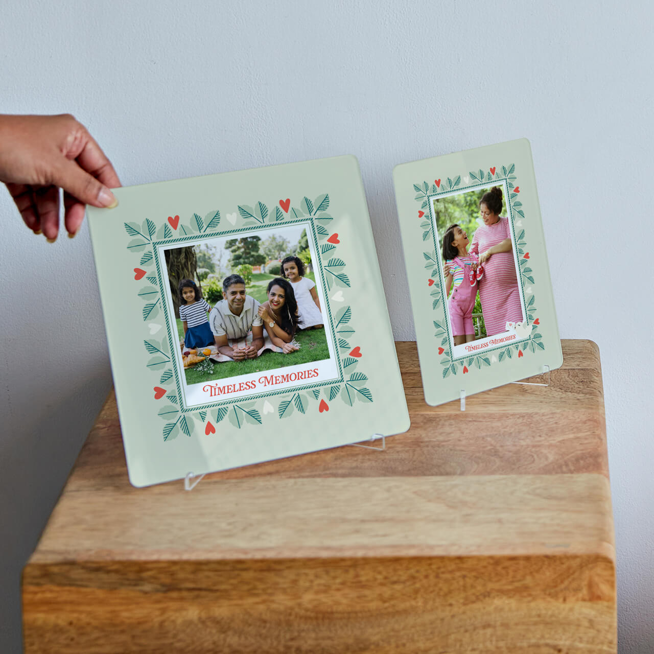 Personalised acrylic photo print for Mother's Day