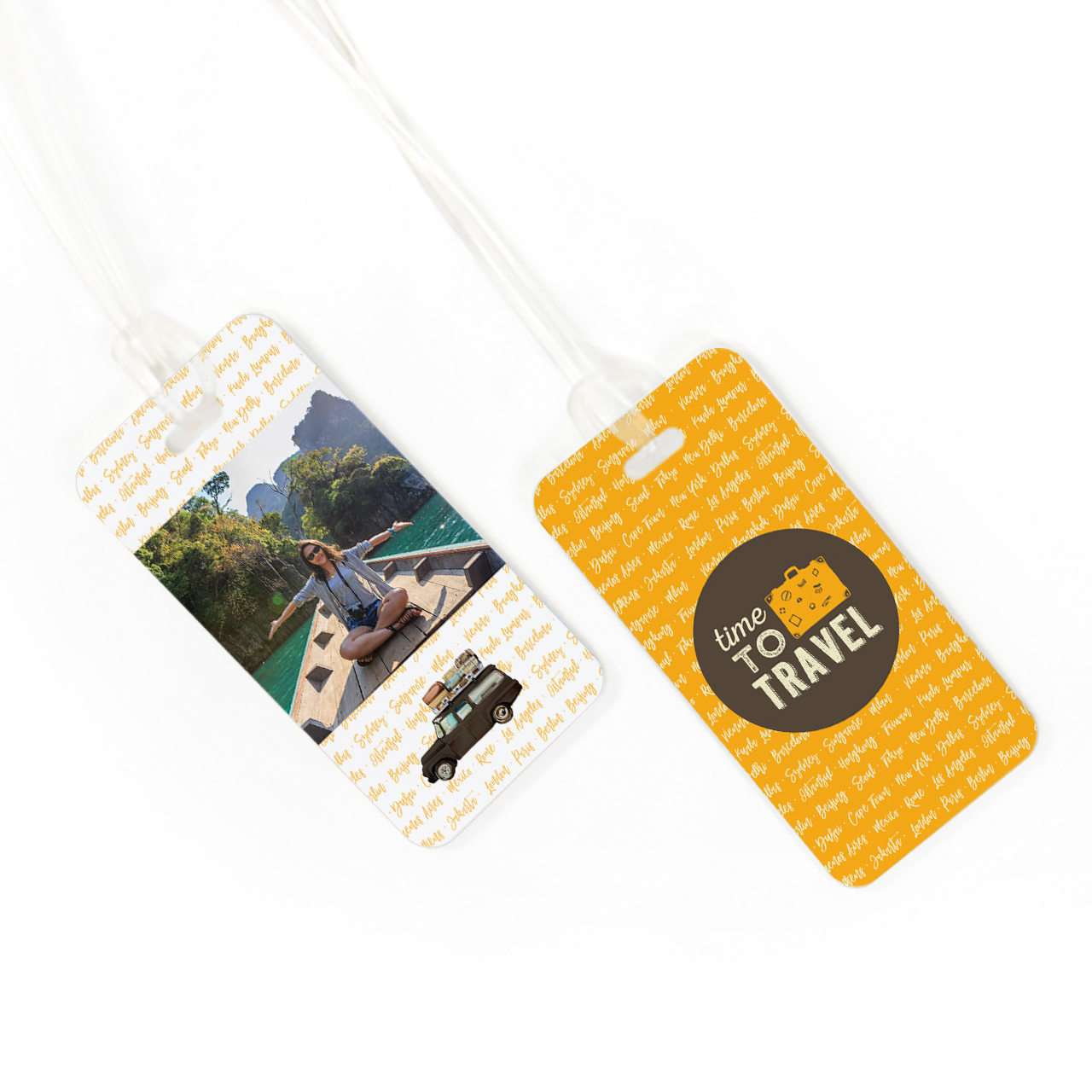 Time to Travel - Bag Tag Time to Travel - Bag Tag