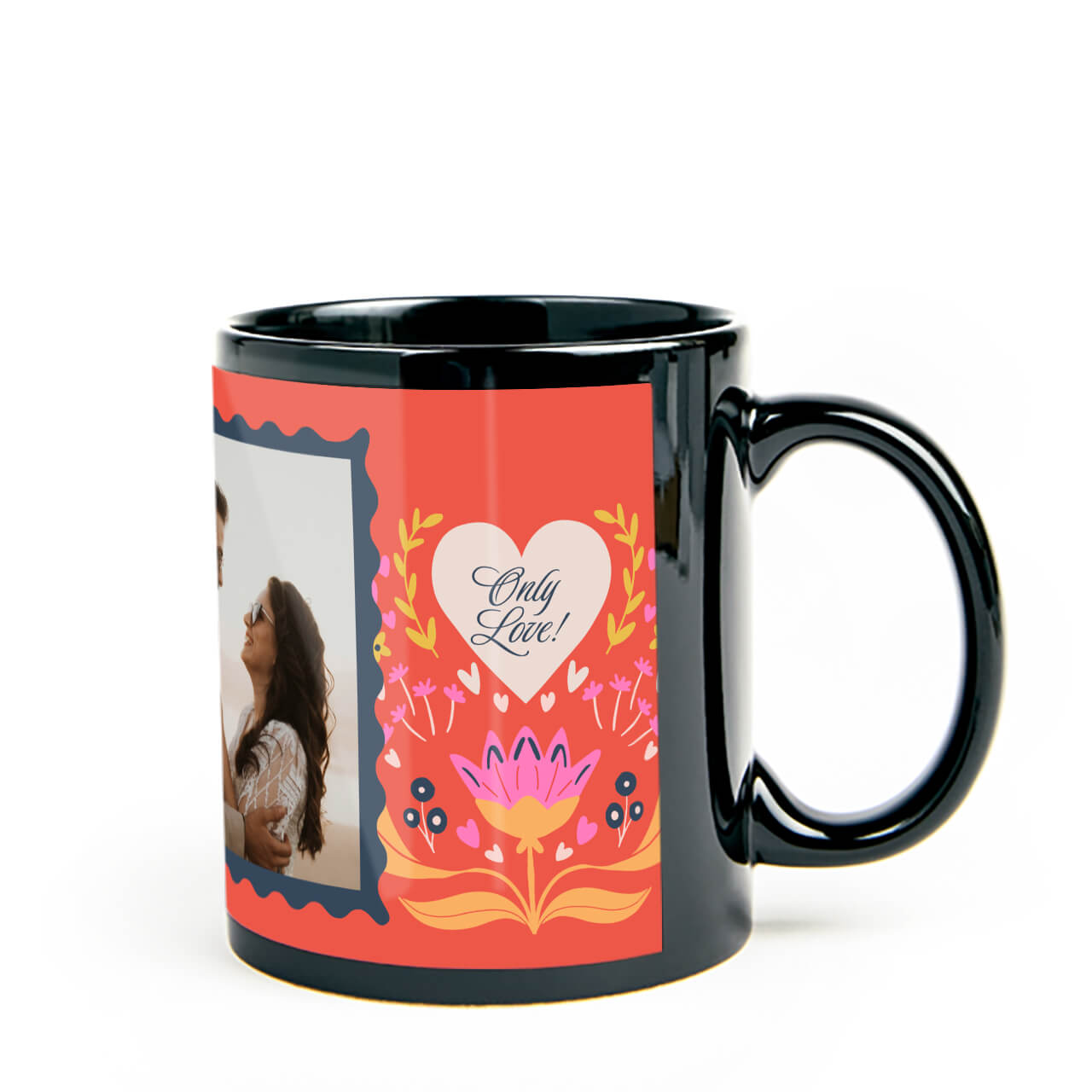 Love Blossoms - Coffee Mug (Black)