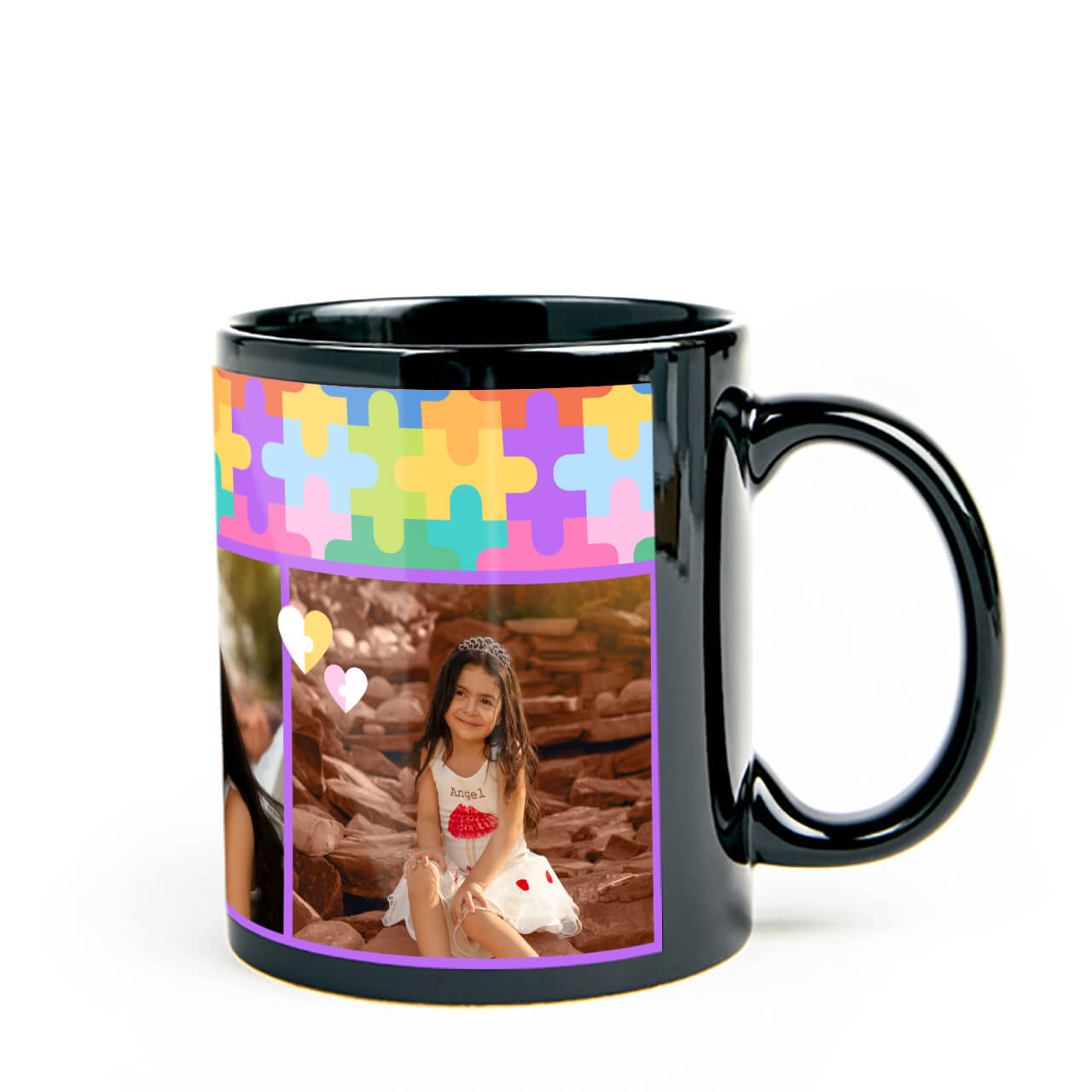 Puzzle Pop - Coffee Mug (Black)