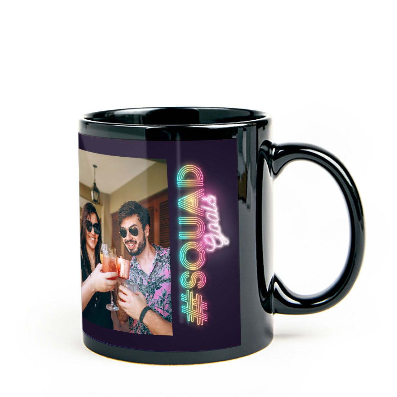 Squad Goals - Coffee Mug (Black)