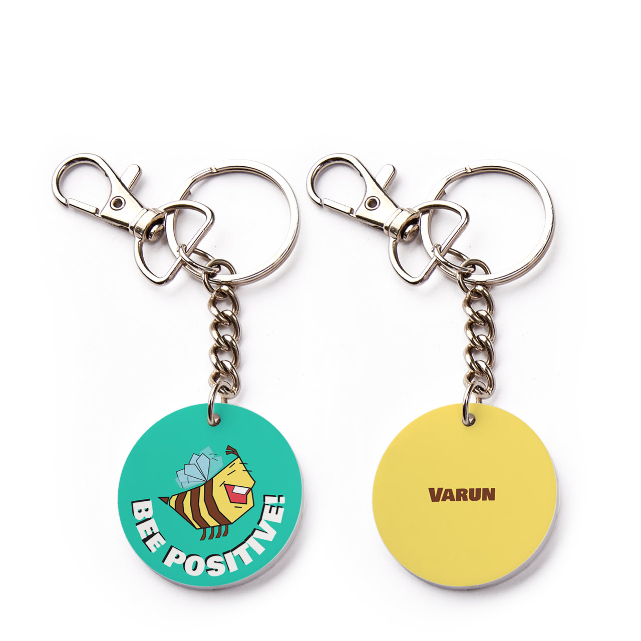 Bee Positive - Name Keychains Bee Positive - Name Keychains