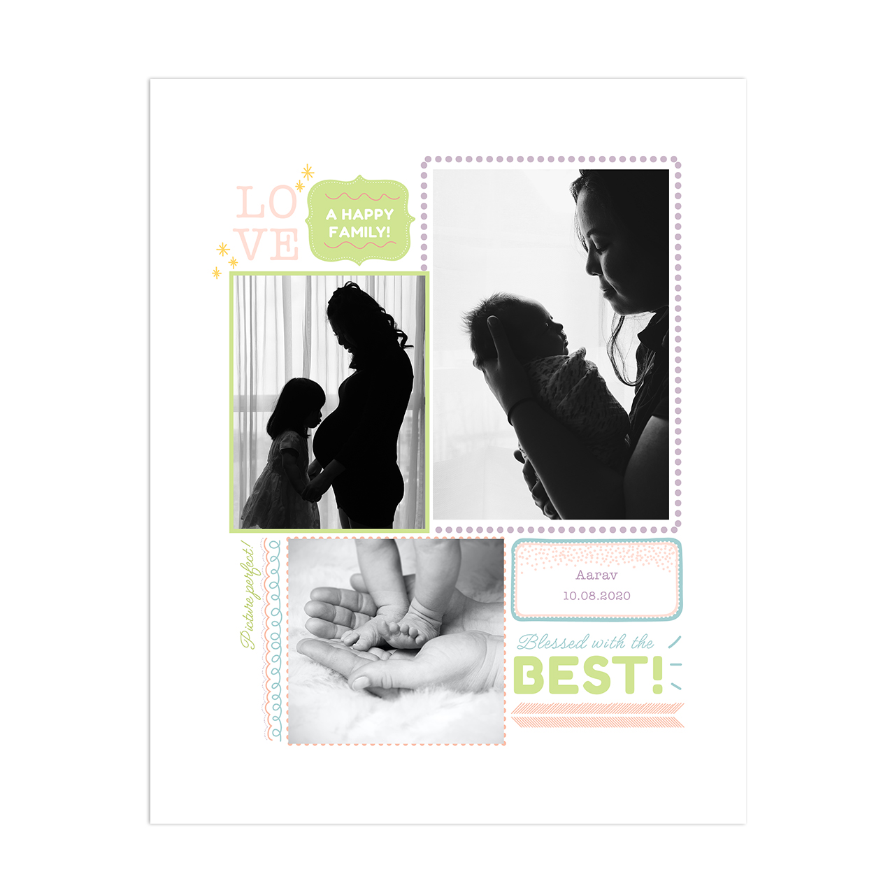 Angelic Moments - Collage Poster Angelic Moments - Collage Poster