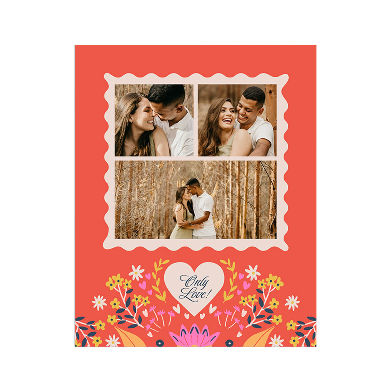 Love Blossoms - Collage Poster Love Blossoms - Collage Poster