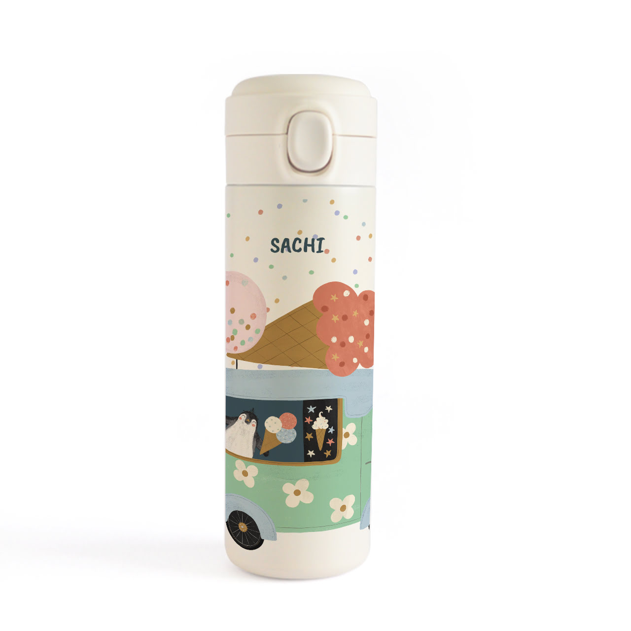 Ice Cream Fun - Insulated Water Bottle