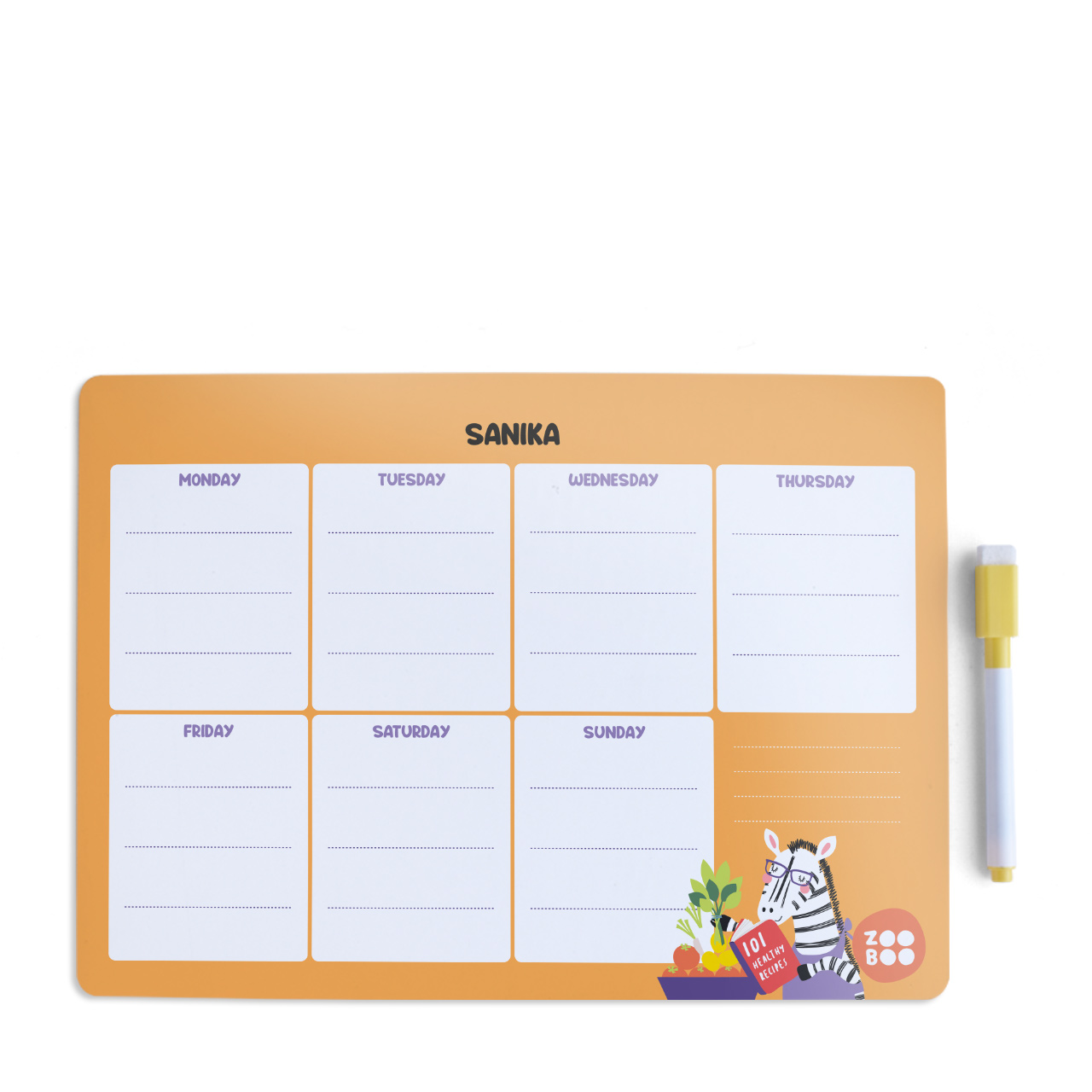 Animal Library - Weekly Planner