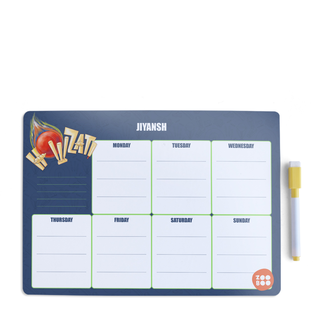 Cricket Buzz - Weekly Planner