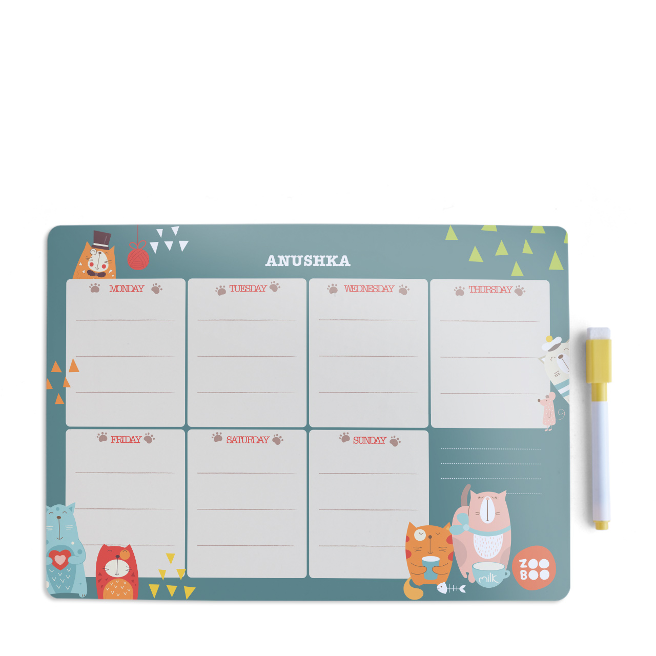 Kitty Cat - Weekly Planner