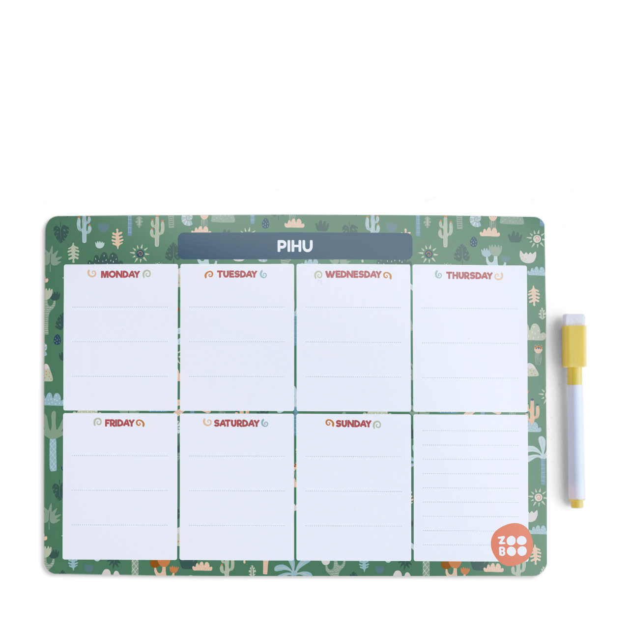 Nature & I - Weekly Planner