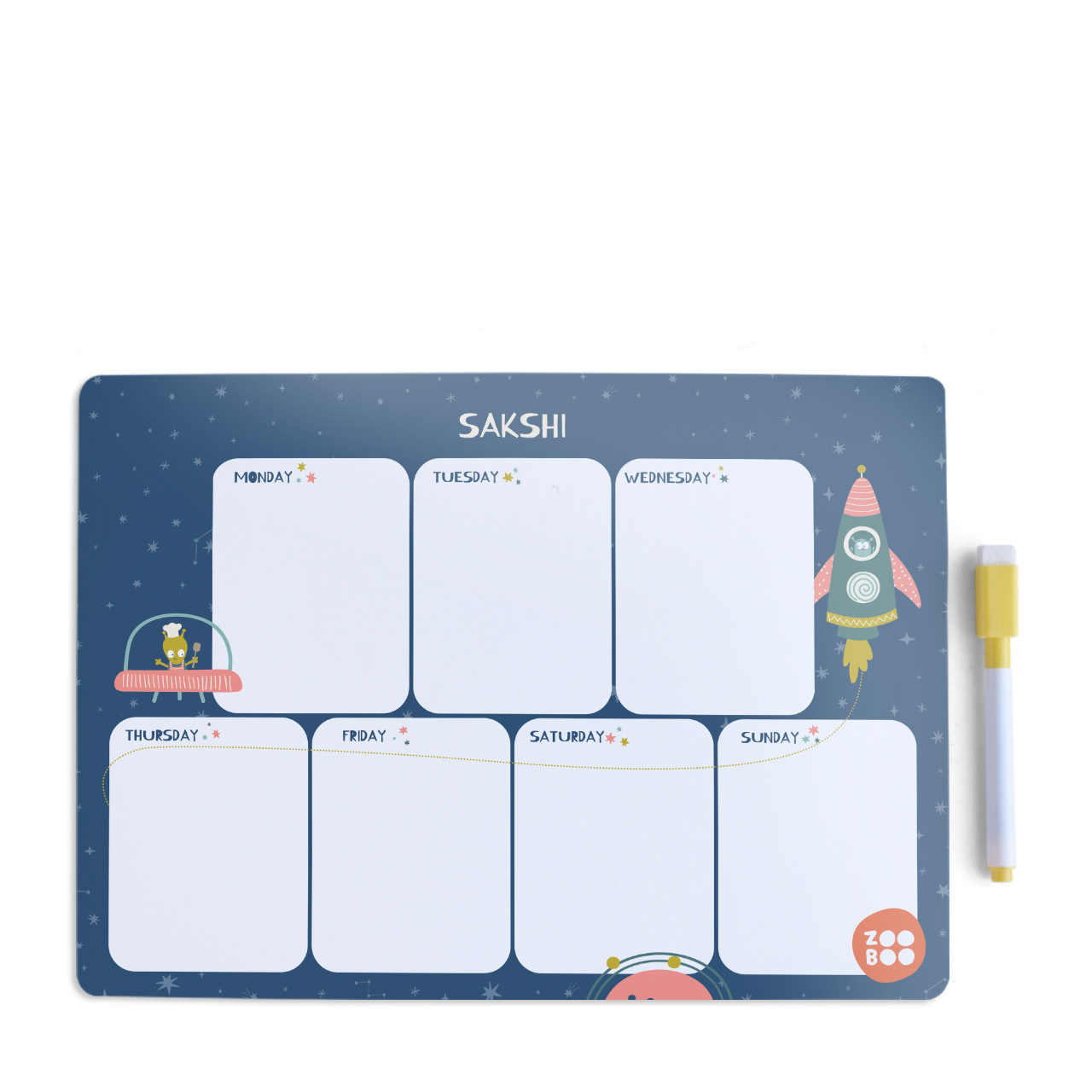 Space Explorer - Weekly Planner