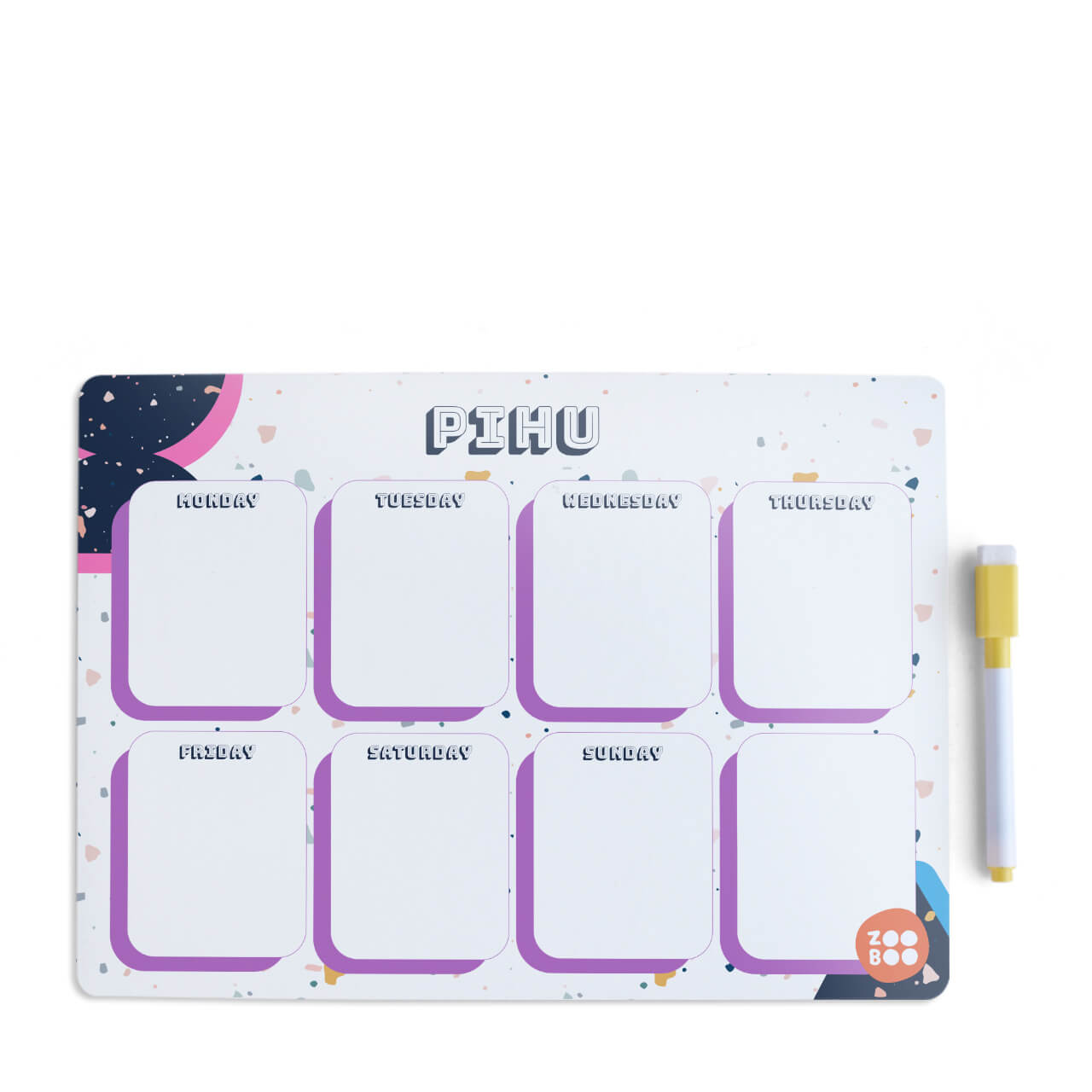 Terrazzo Pop - Weekly Planner