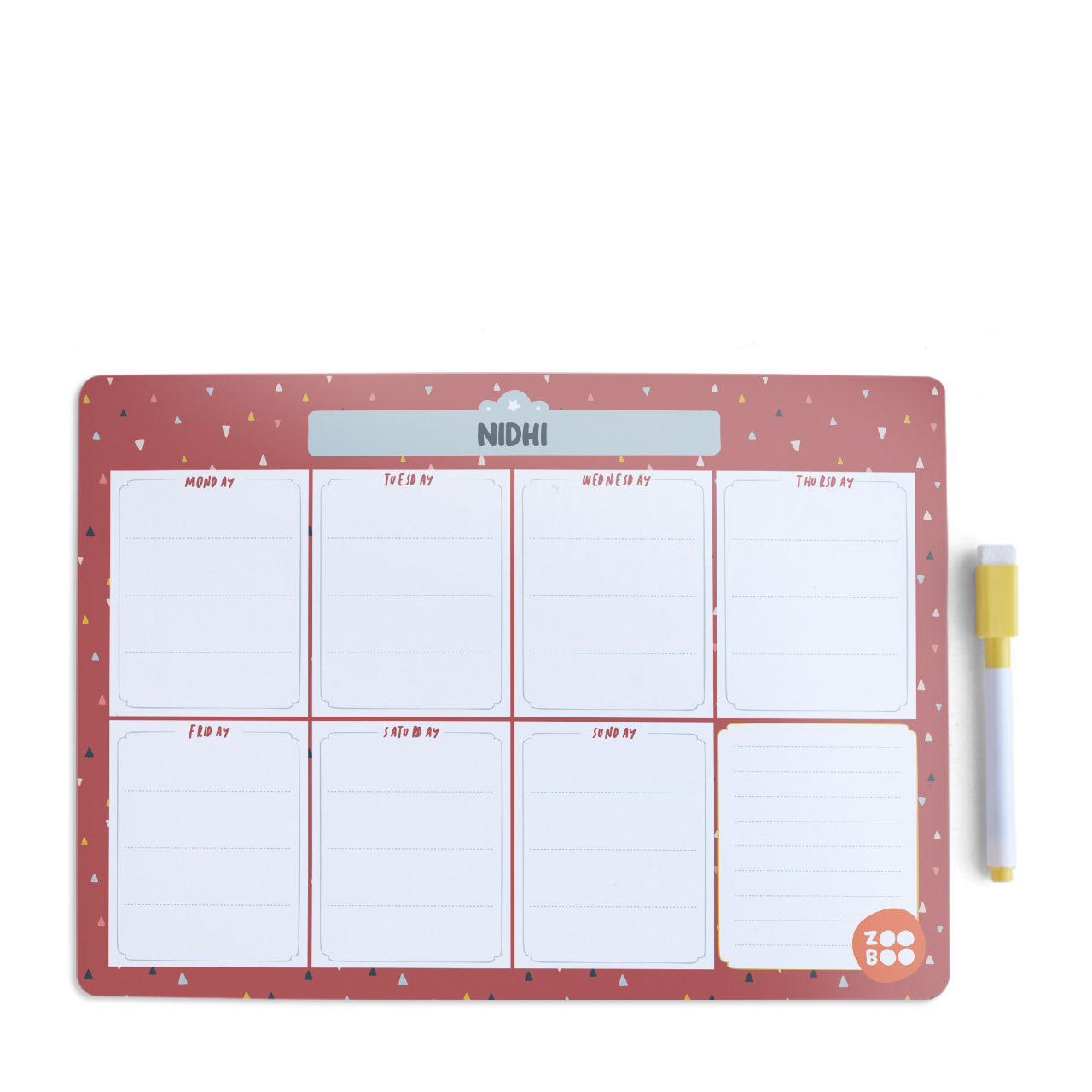 Triangle Tango - Weekly Planner