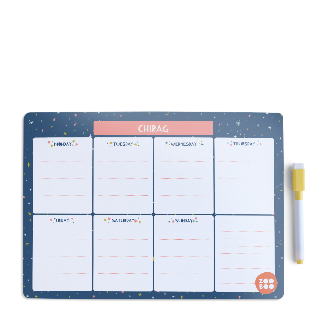 Twinkling Stars - Weekly Planner