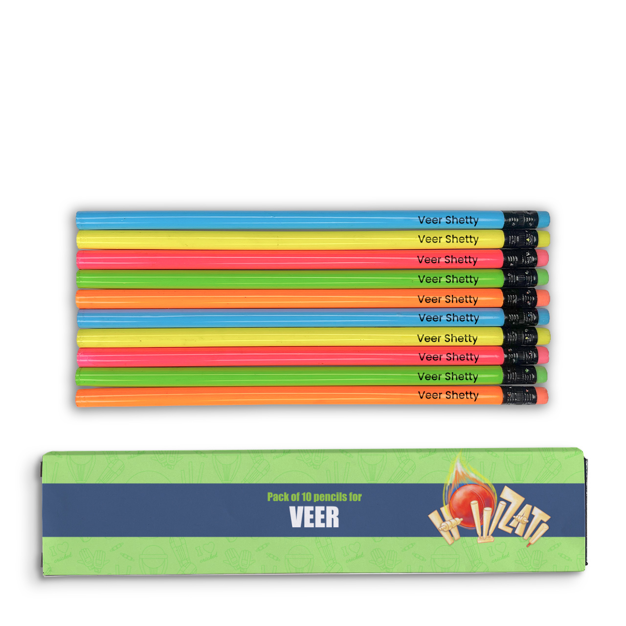 Cricket Buzz - Doms Pencils with Names Cricket Buzz - Doms Pencils with Names