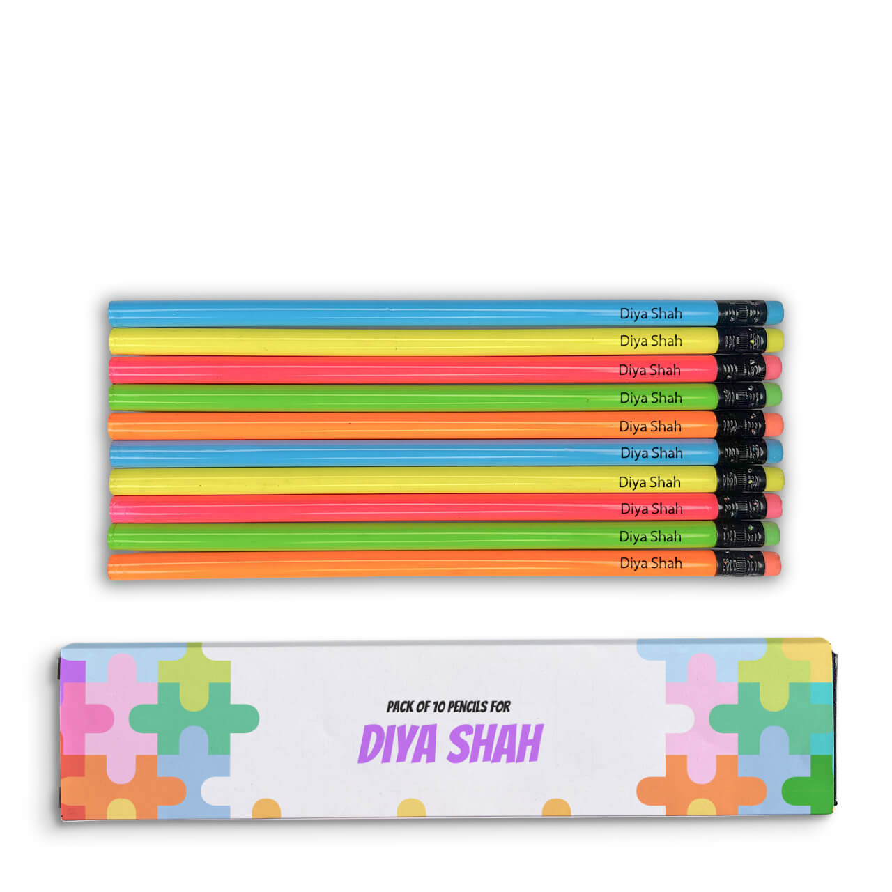 Puzzle Pop - Doms Pencils with Names Puzzle Pop - Doms Pencils with Names