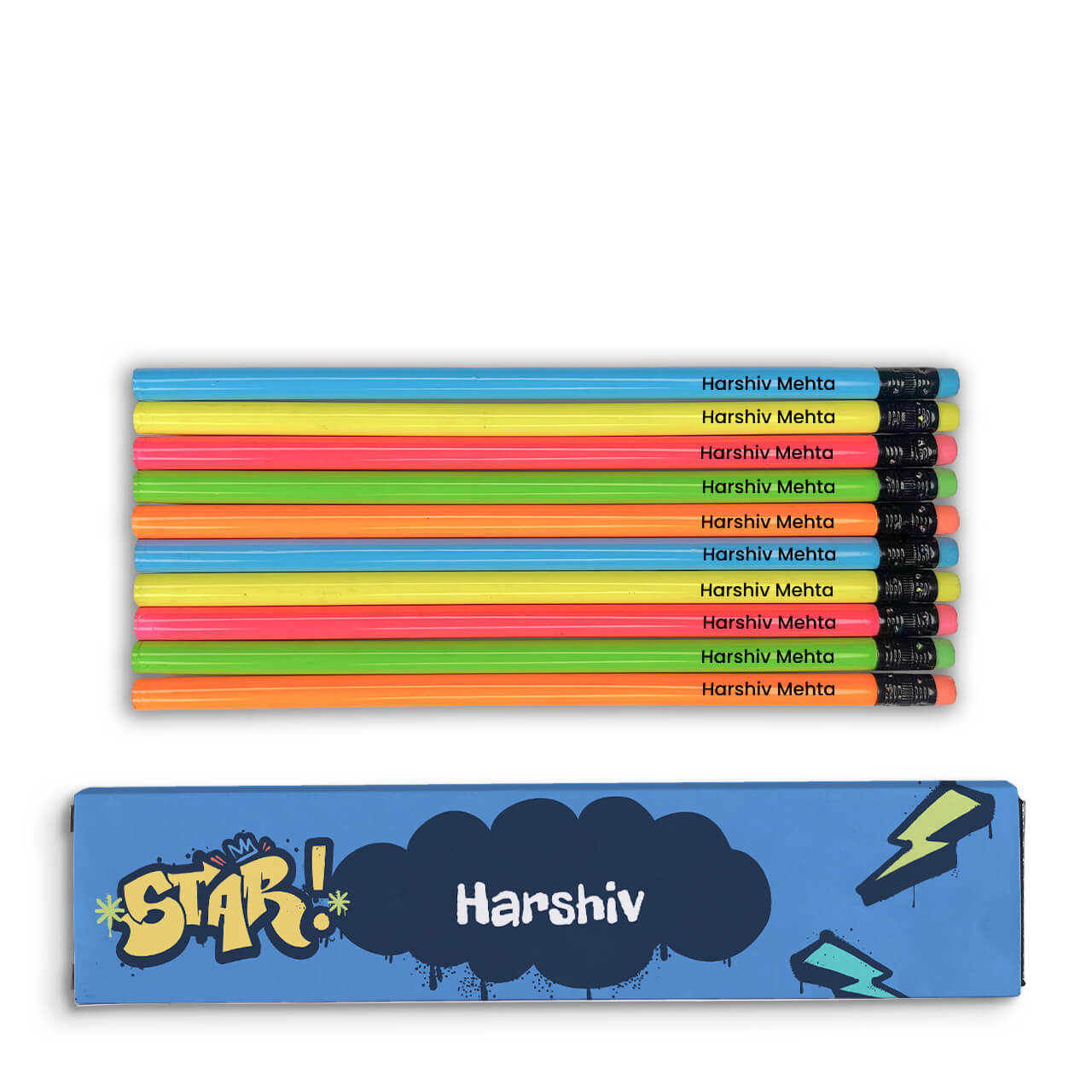 Rising Stars - Doms Pencils with Names Rising Stars - Doms Pencils with Names