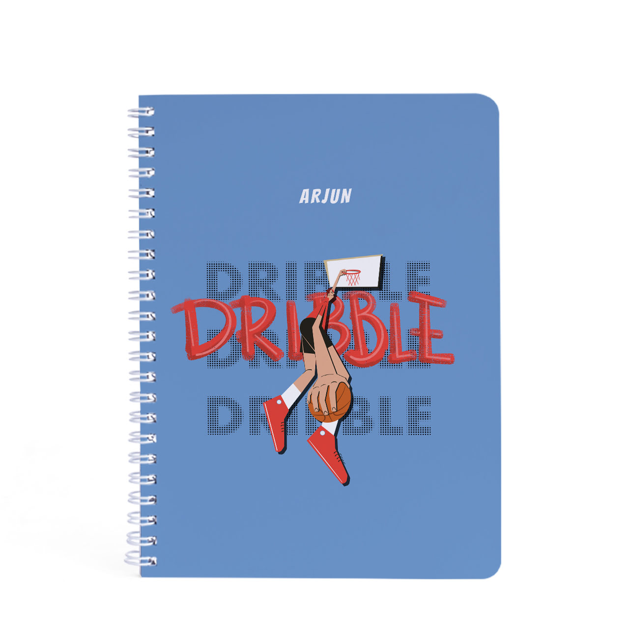 Basketball Fever Boy - Spiral Notebook Basketball Fever Boy - Spiral Notebook
