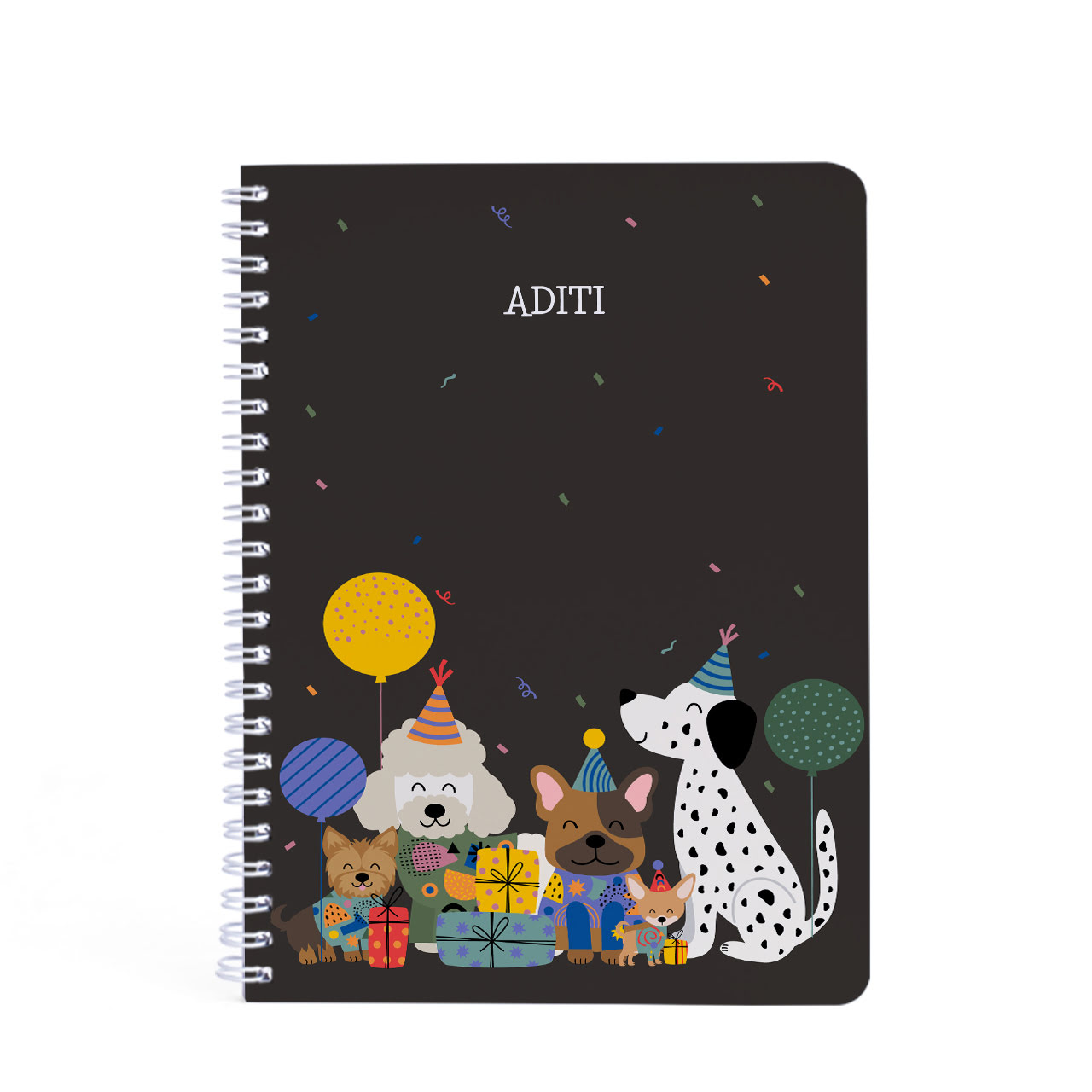 Paw Party - Spiral Notebook Paw Party - Spiral Notebook