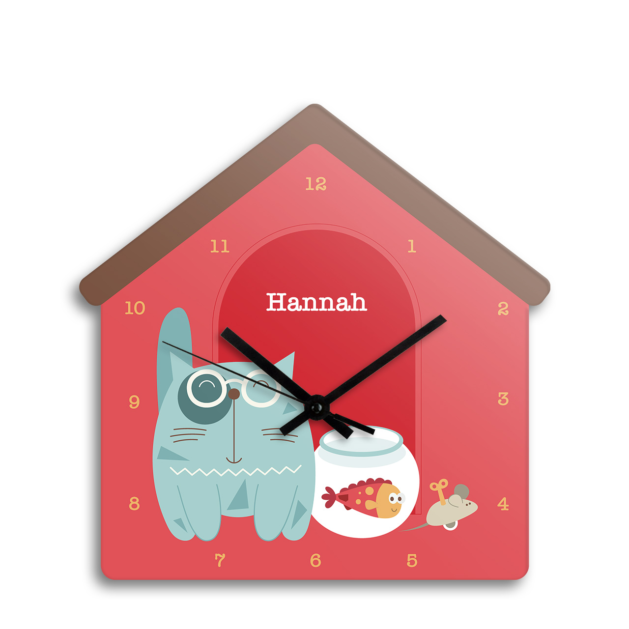 Kitty Cat - Designer Wall Clocks