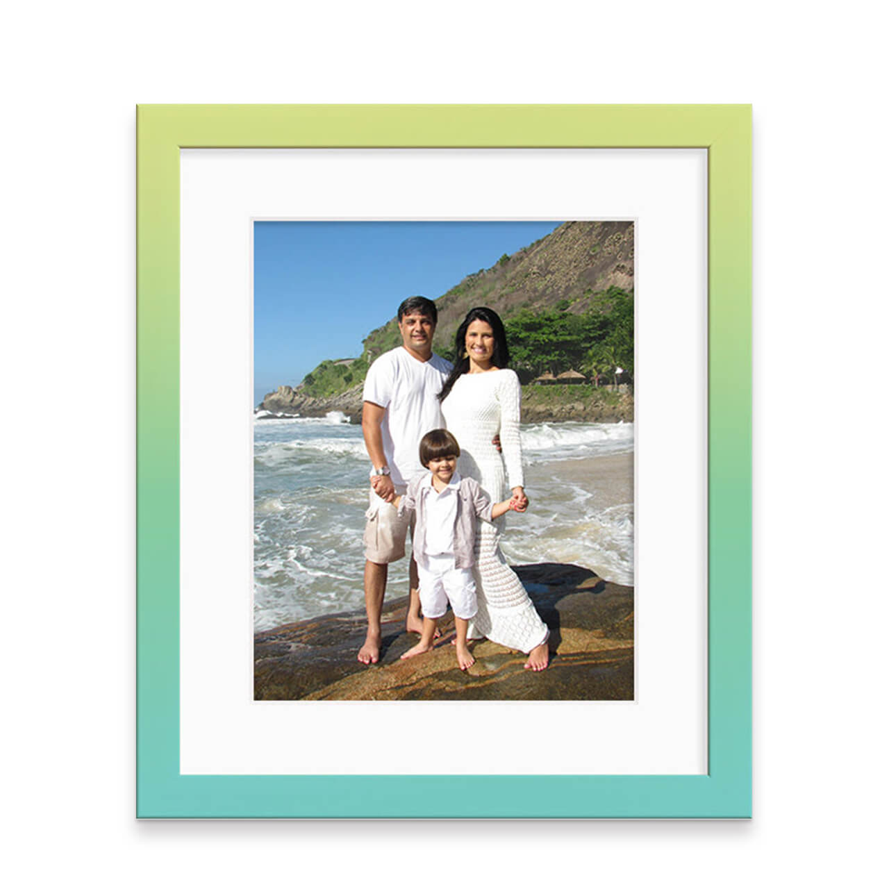 Aquamarine - Designer Frame with Photo