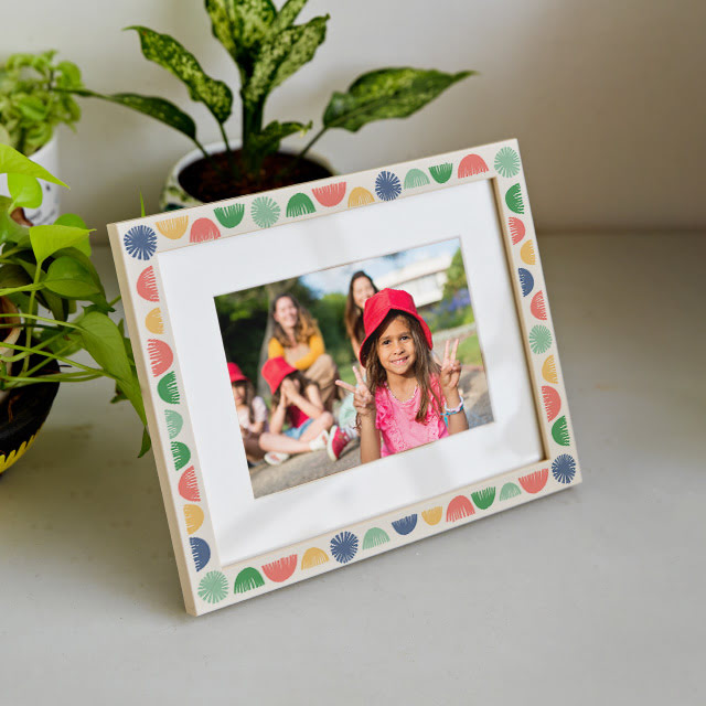 Designer personalized photo frame for kids