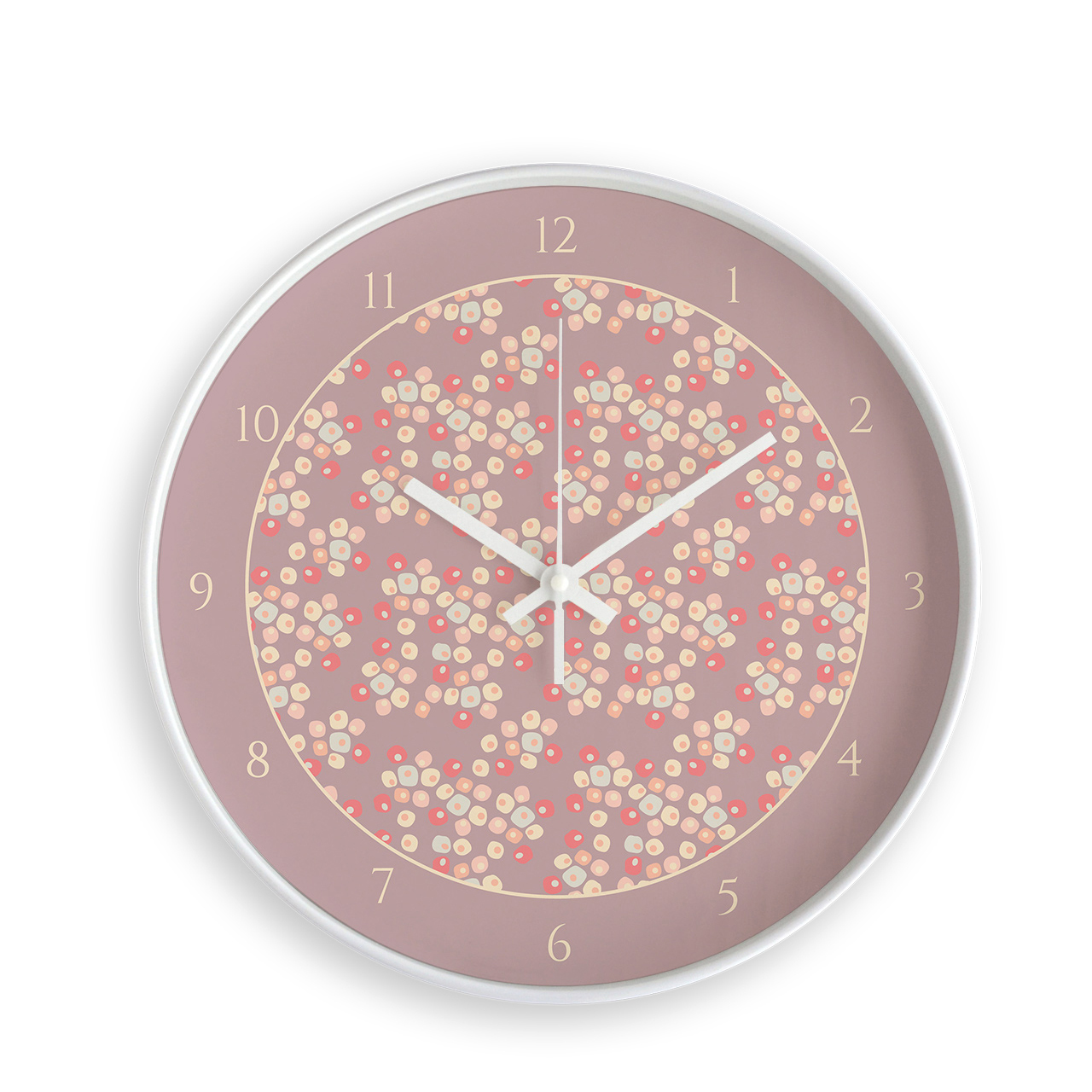 Amethyst - White - Designer Wall Clocks Amethyst - White - Designer Wall Clocks