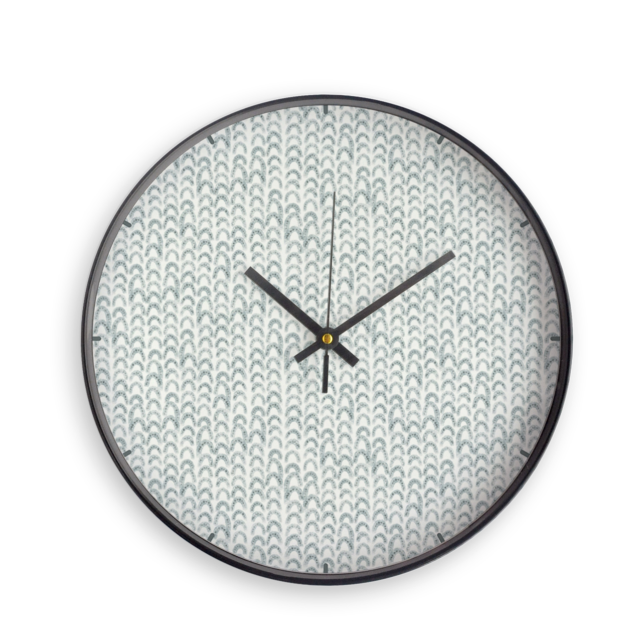Crescents - Black - Designer Wall Clocks Crescents - Black - Designer Wall Clocks
