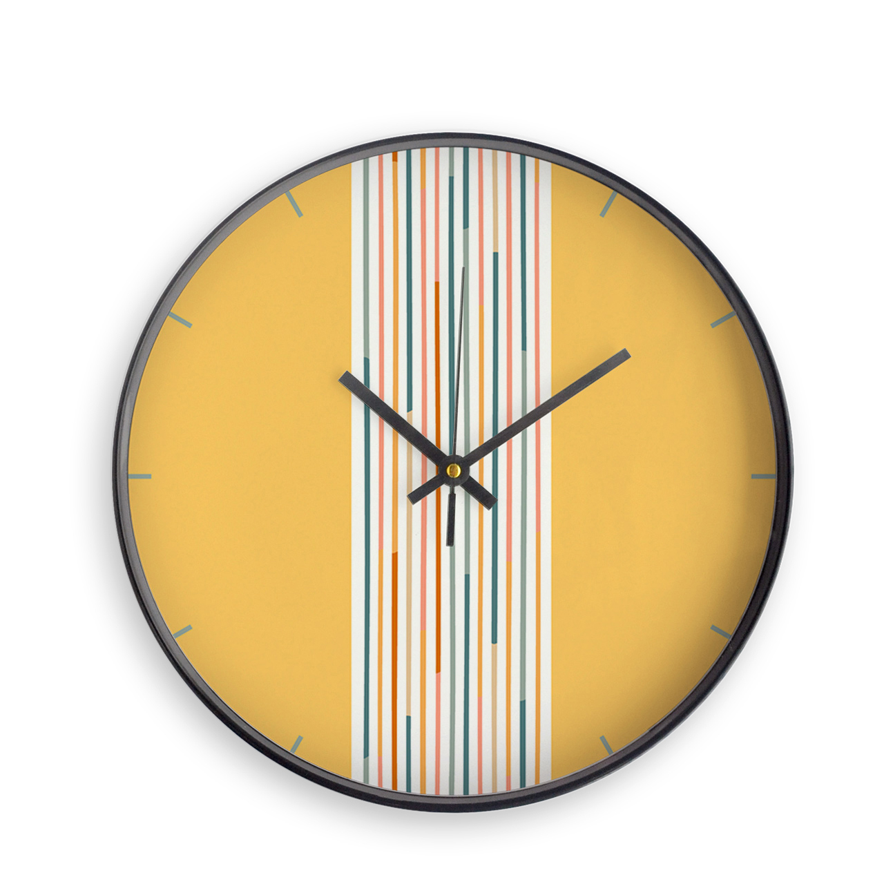 Mango - Black - Designer Wall Clocks Mango - Black - Designer Wall Clocks