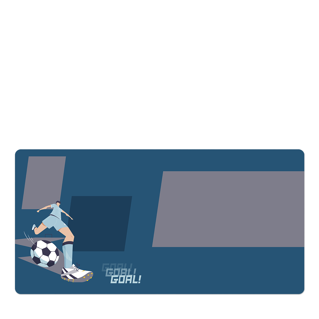 Football Goals Boy - Desk Mats