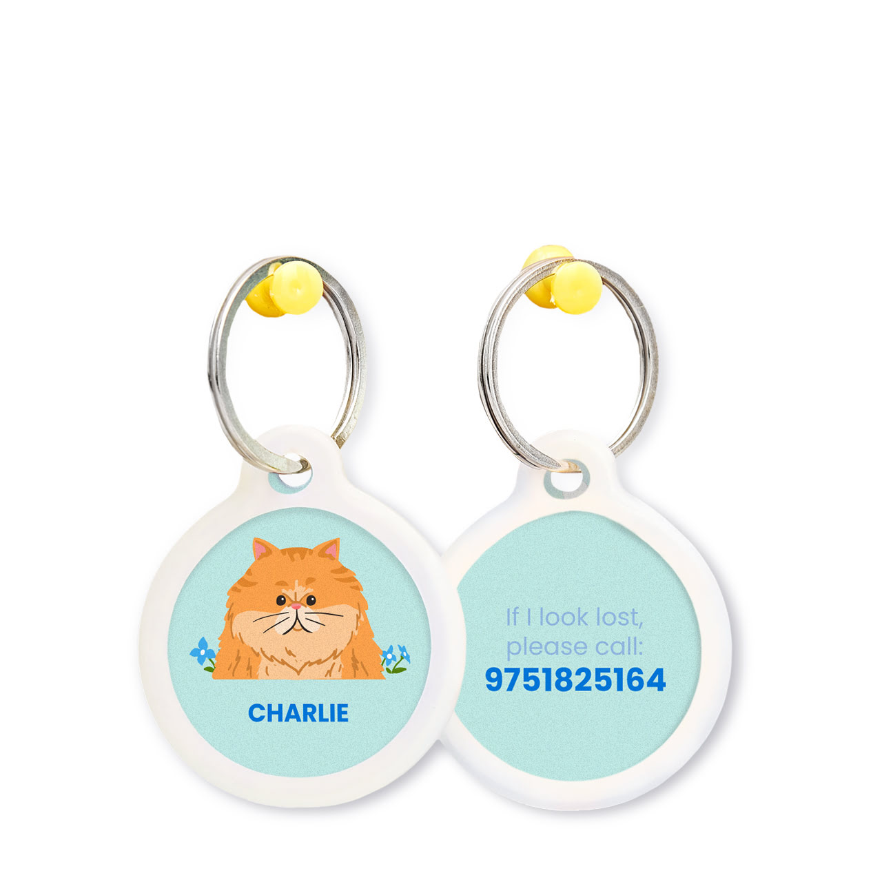 Persian Cat Red - Pet Tags Persian Cat Red - Pet Tags