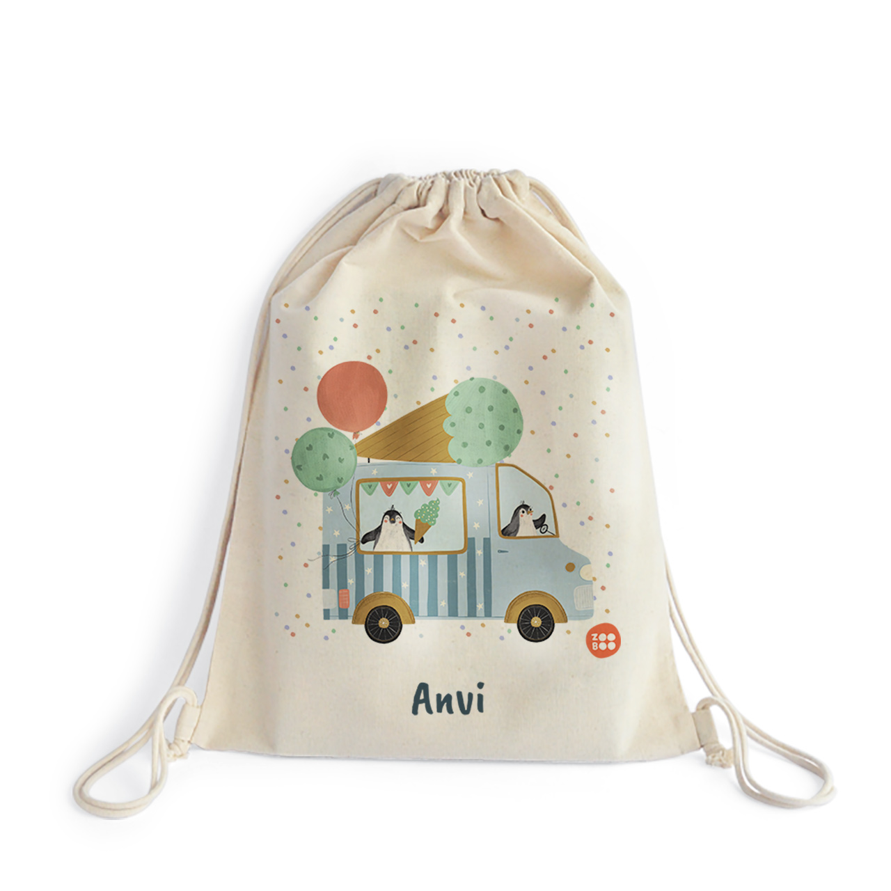 Ice Cream Fun - Drawstring Bag