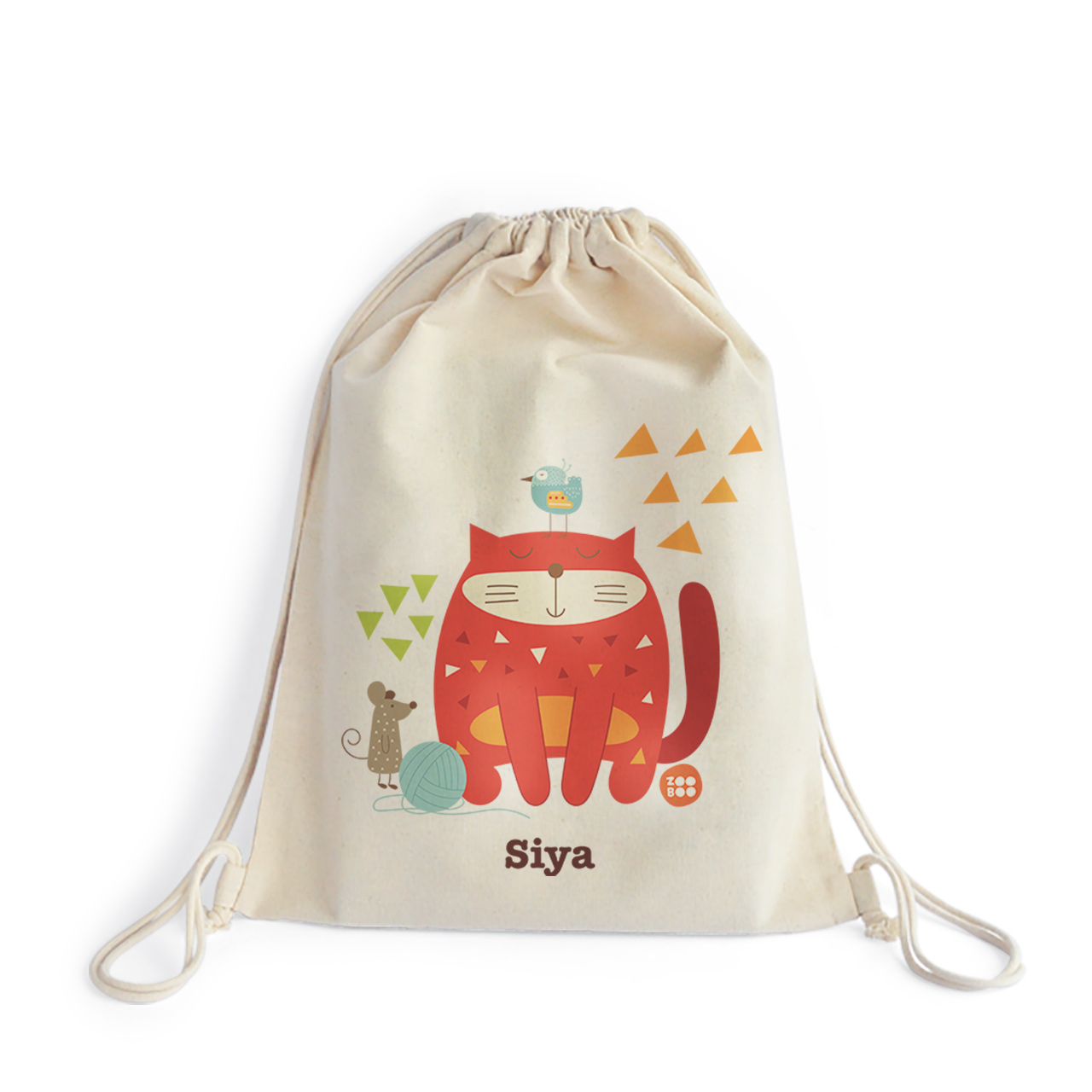 Kitty Cat - Drawstring Bag