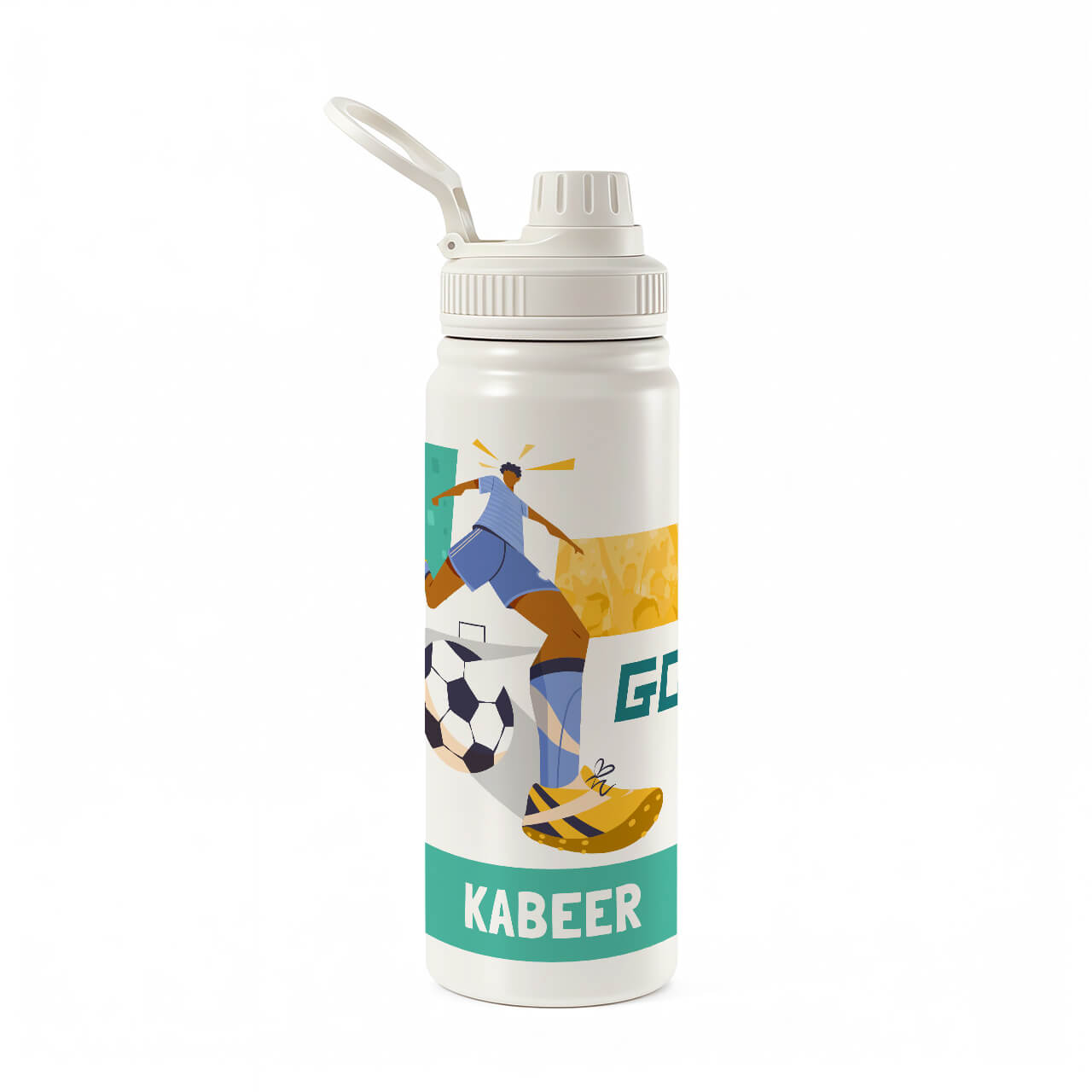 Football Goals Boy - Water Bottle (Hydro) 600 ML