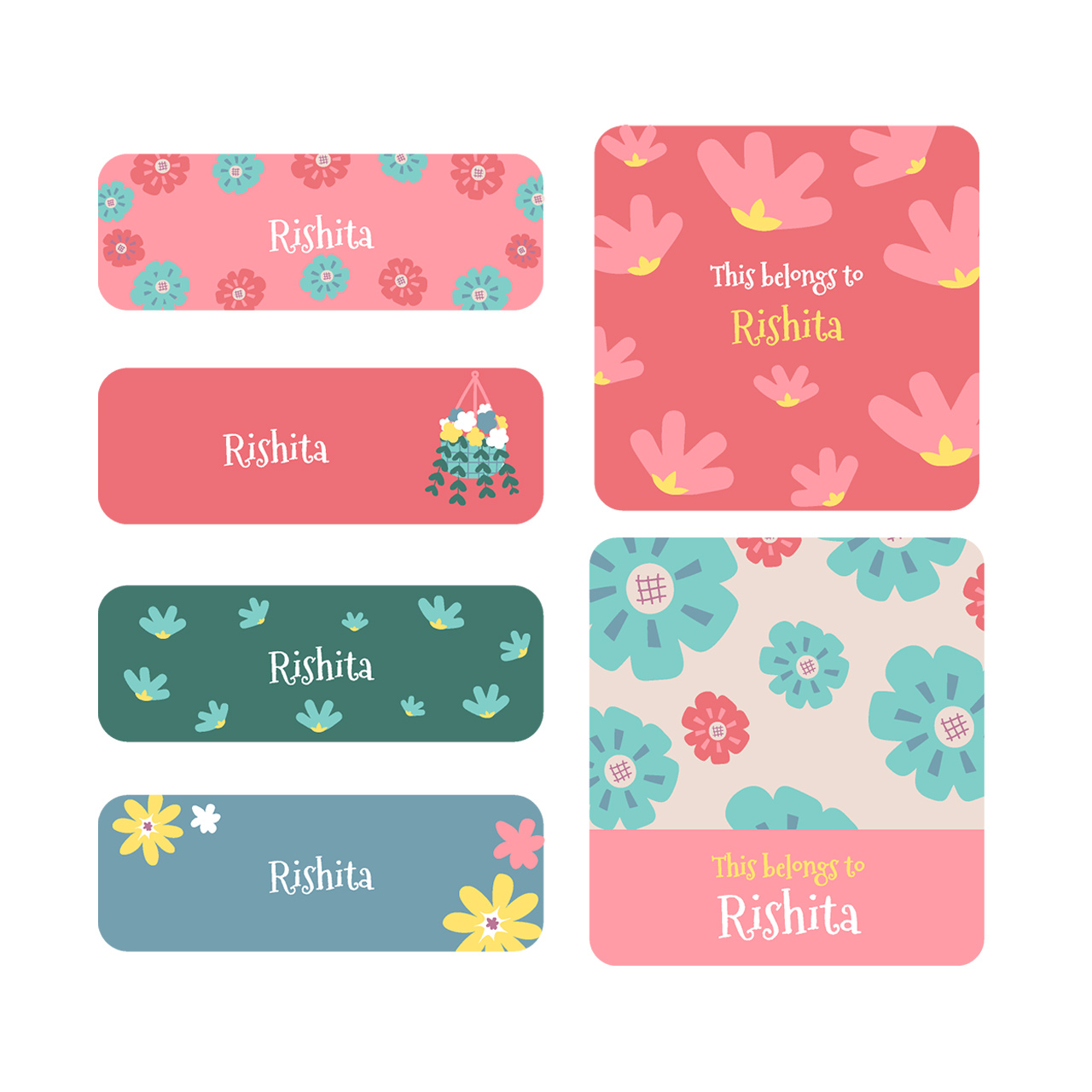 Enchanted Garden - Iron on Labels