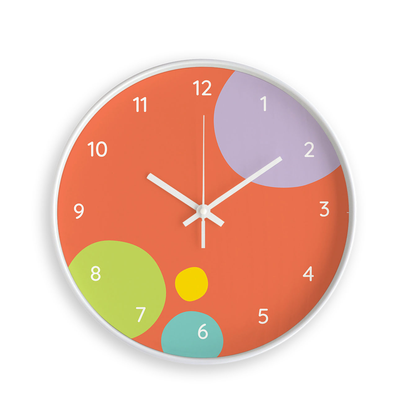 Zooboo Kids - White - Childrens Wall Clocks Zooboo Kids - White - Childrens Wall Clocks
