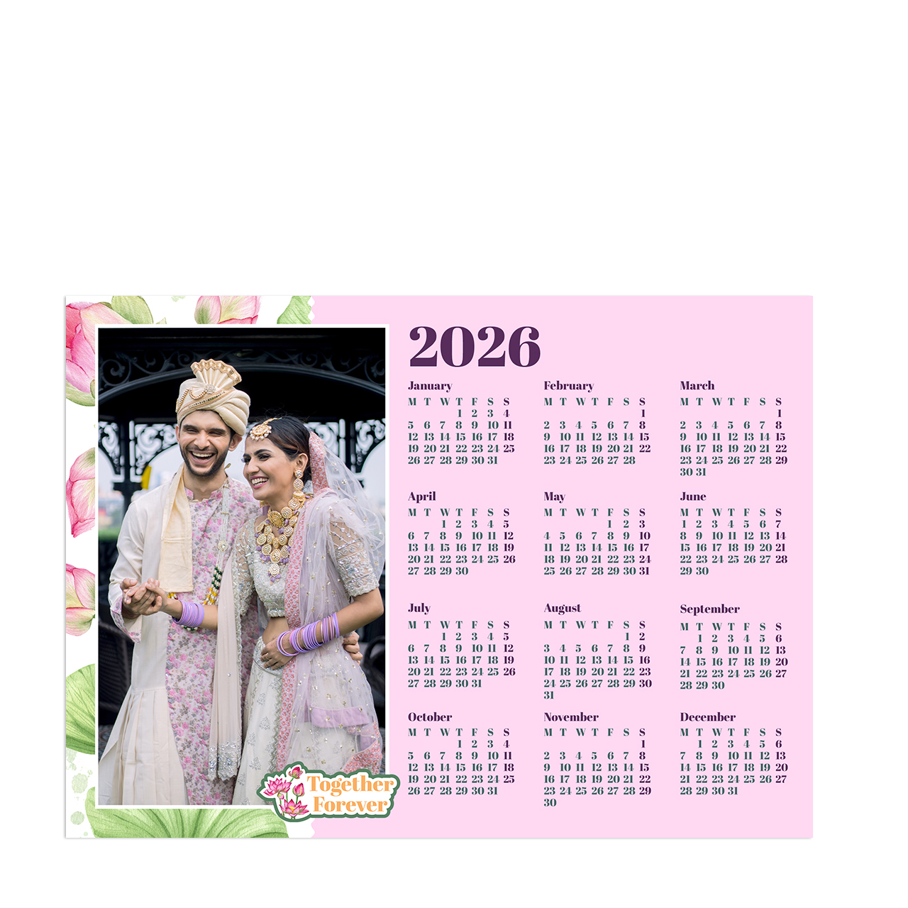 Eternal Bond - Magnet Calendar 2026 Eternal Bond - Magnet Calendar 2026