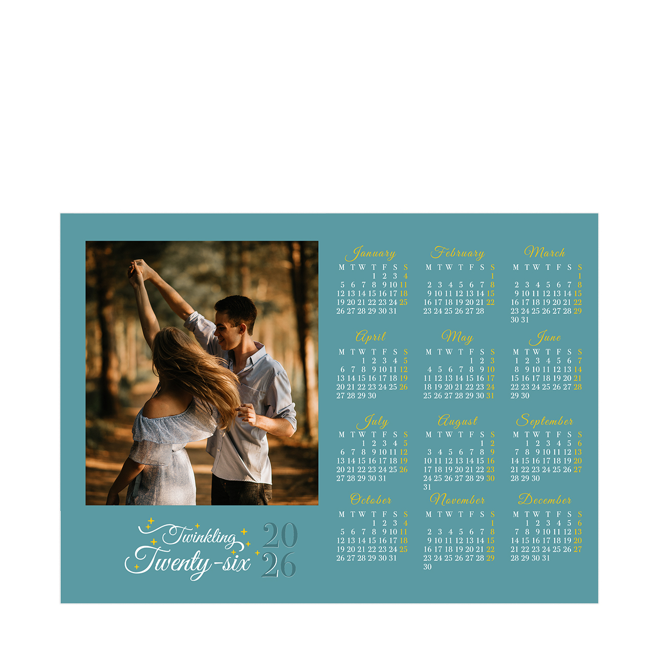 Magical Moments - Magnet Calendar 2026 Magical Moments - Magnet Calendar 2026