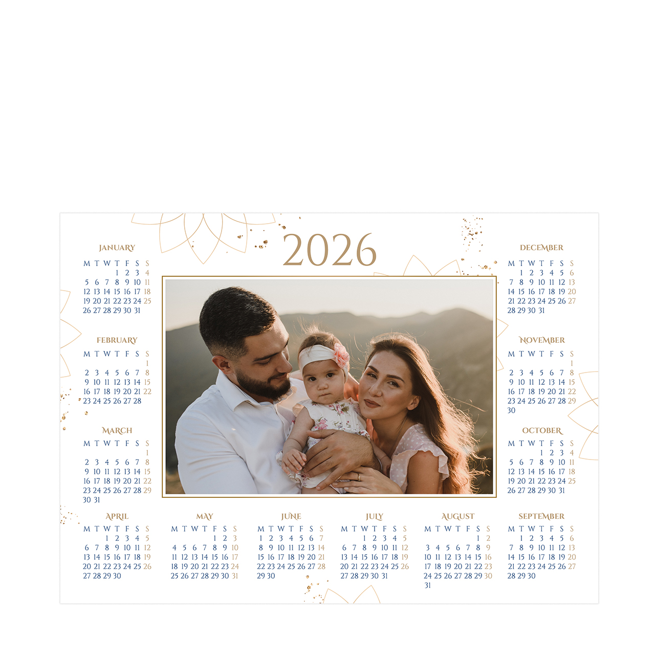 Peace & Joy - Magnet Calendar 2026 Peace & Joy - Magnet Calendar 2026