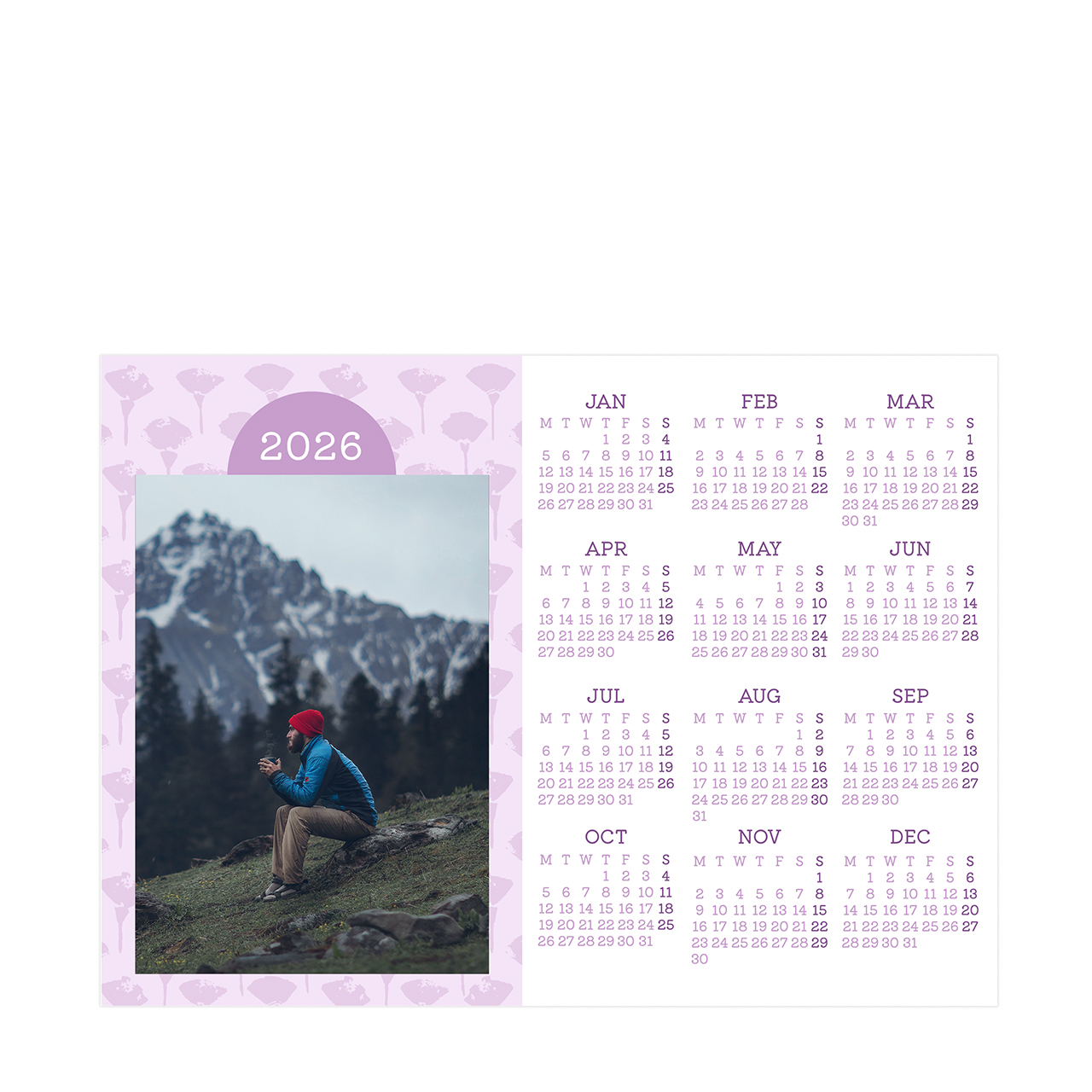Travel Nature Love - Magnet Calendar 2026 Travel Nature Love - Magnet Calendar 2026